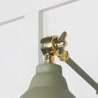 Smooth Brass Brindley Wall Light in Tump | From The Anvil - Wall Lights - From The Anvil - Yester Home