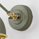 Smooth Brass Brindley Wall Light in Tump | From The Anvil - Wall Lights - From The Anvil - Yester Home