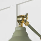 Smooth Brass Brindley Wall Light in Tump | From The Anvil-Wall Lights-Yester Home