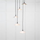 Smooth Brass Flora Cluster Pendant in Birch | From The Anvil-Cluster Pendants-Yester Home