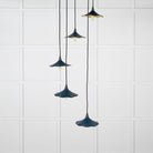 Smooth Brass Flora Cluster Pendant in Dusk | From The Anvil-Cluster Pendants-Yester Home