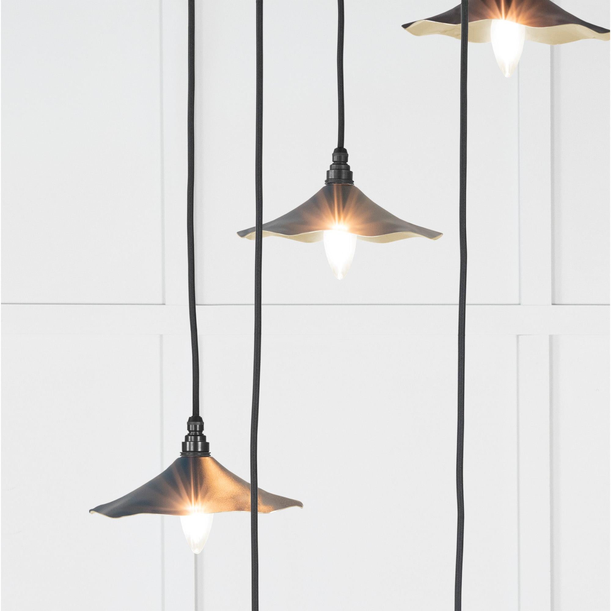 Smooth Brass Flora Cluster Pendant in Dusk | From The Anvil - Cluster Pendants - From The Anvil - Yester Home