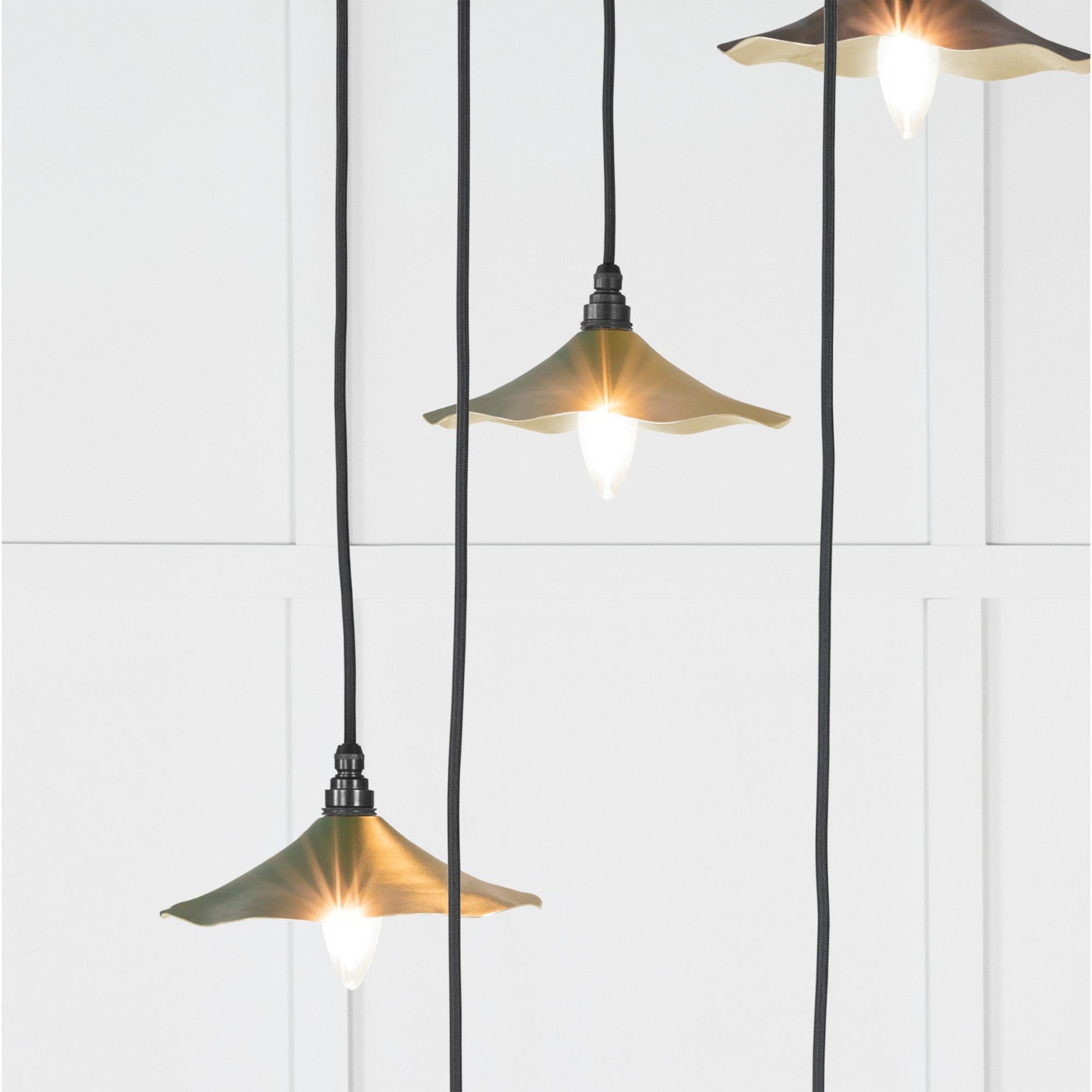 Smooth Brass Flora Cluster Pendant in Heath | From The Anvil - Cluster Pendants - From The Anvil - Yester Home