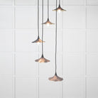 Smooth Brass Flora Cluster Pendant in Slate | From The Anvil-Cluster Pendants-Yester Home