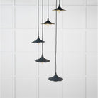 Smooth Brass Flora Cluster Pendant in Soot | From The Anvil - Cluster Pendants - From The Anvil - Yester Home