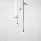 Smooth Brass Flora Cluster Pendant in Teasel | From The Anvil-Cluster Pendants-Yester Home