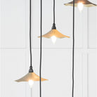 Smooth Brass Flora Cluster Pendant in Tump | From The Anvil - Cluster Pendants - From The Anvil - Yester Home
