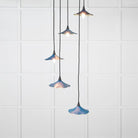 Smooth Brass Flora Cluster Pendant in Upstream | From The Anvil-Cluster Pendants-Yester Home