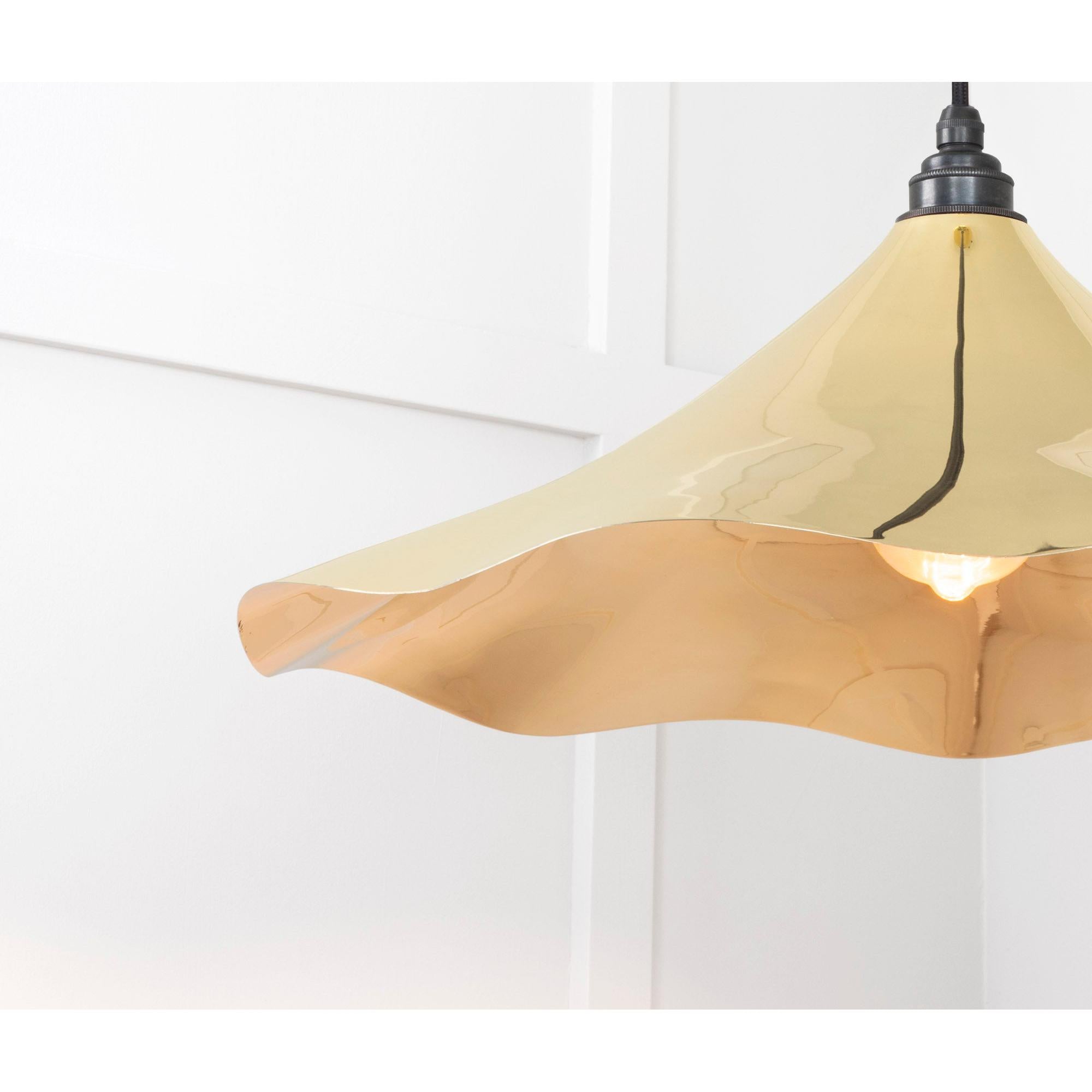 Smooth Brass Flora Pendant | From The Anvil - Ceiling Lights - From The Anvil - Yester Home