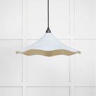 Smooth Brass Flora Pendant in Birch | From The Anvil-Ceiling Pendants-Yester Home