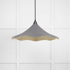 Smooth Brass Flora Pendant in Bluff | From The Anvil - Ceiling Lights - From The Anvil - Yester Home