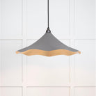 Smooth Brass Flora Pendant in Bluff | From The Anvil - Ceiling Lights - From The Anvil - Yester Home