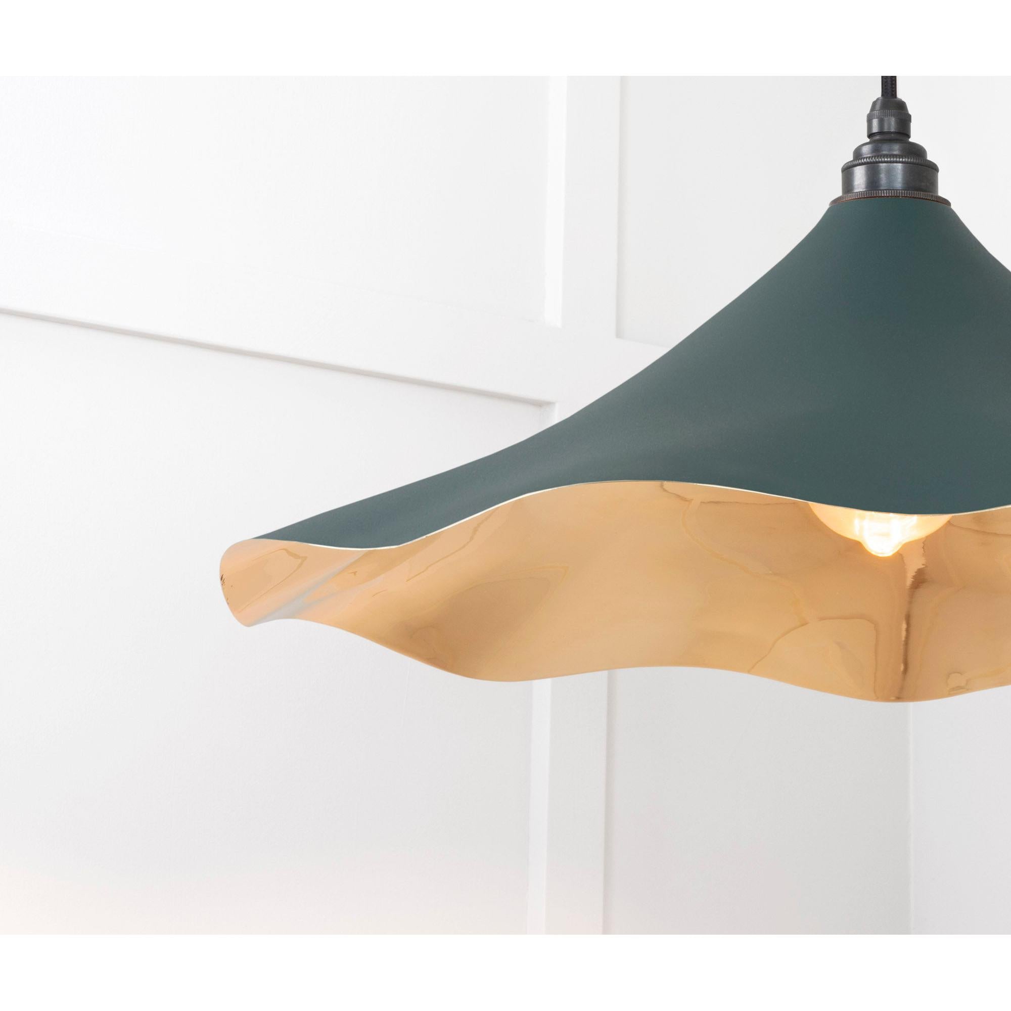Smooth Brass Flora Pendant in Dingle | From The Anvil - Ceiling Lights - From The Anvil - Yester Home