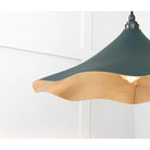 Smooth Brass Flora Pendant in Dingle | From The Anvil-Ceiling Pendants-Yester Home