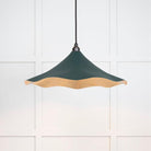Smooth Brass Flora Pendant in Dingle | From The Anvil-Ceiling Pendants-Yester Home
