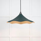 Smooth Brass Flora Pendant in Dingle | From The Anvil-Ceiling Pendants-Yester Home
