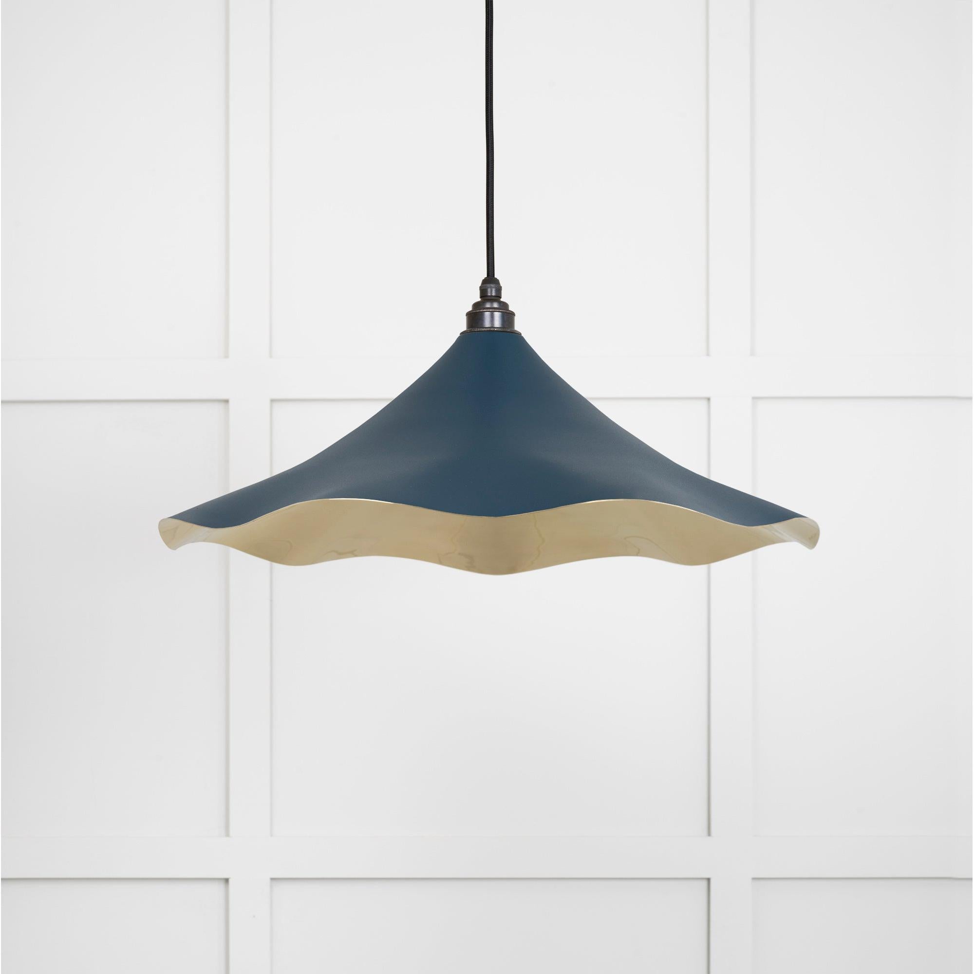 Smooth Brass Flora Pendant in Dusk | From The Anvil - Ceiling Lights - From The Anvil - Yester Home