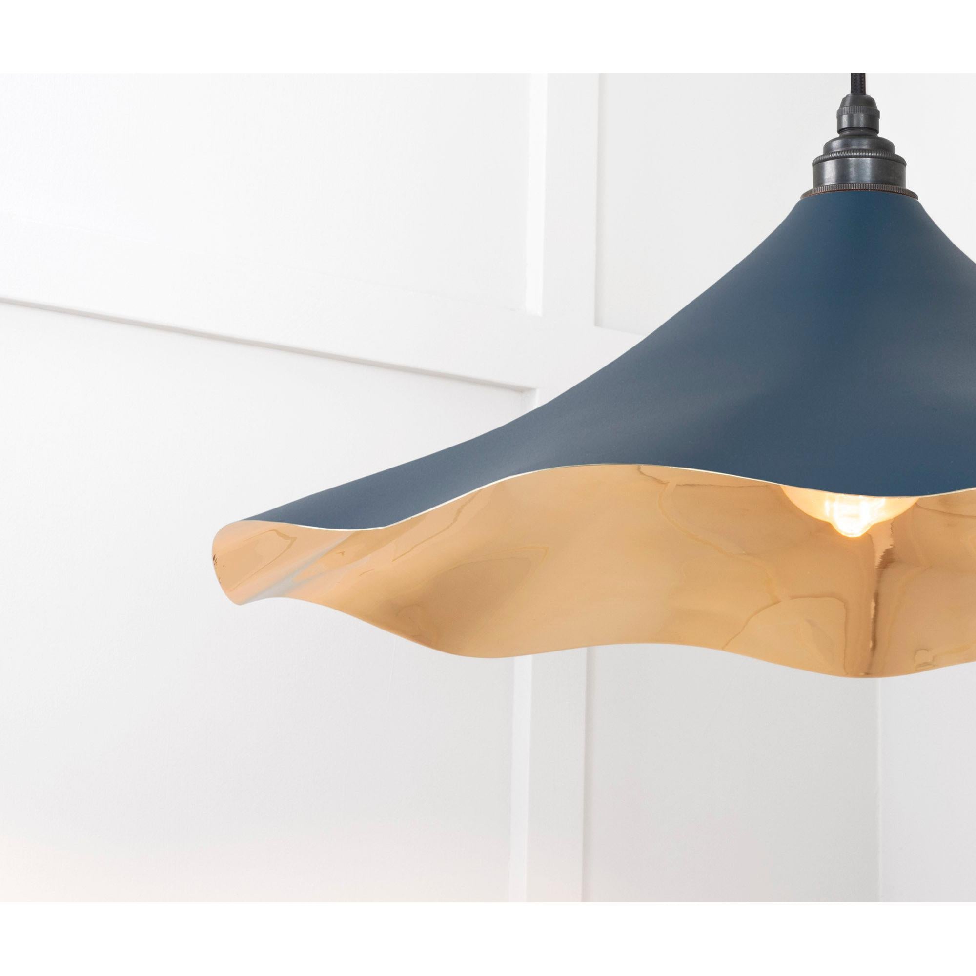 Smooth Brass Flora Pendant in Dusk | From The Anvil - Ceiling Lights - From The Anvil - Yester Home