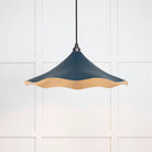 Smooth Brass Flora Pendant in Dusk | From The Anvil-Ceiling Pendants-Yester Home