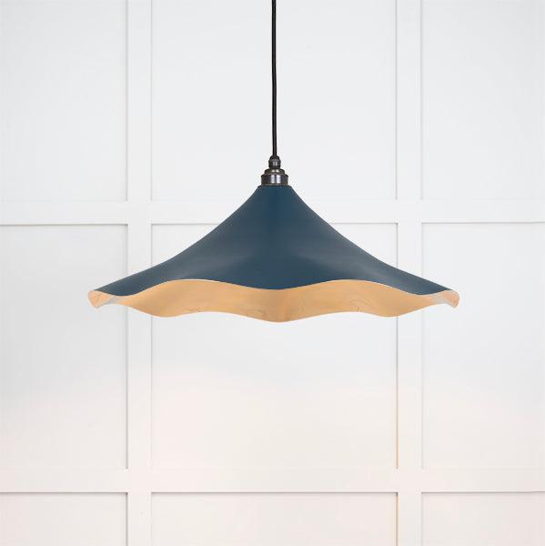 Smooth Brass Flora Pendant in Dusk | From The Anvil-Ceiling Pendants-Yester Home