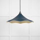 Smooth Brass Flora Pendant in Dusk | From The Anvil-Ceiling Pendants-Yester Home