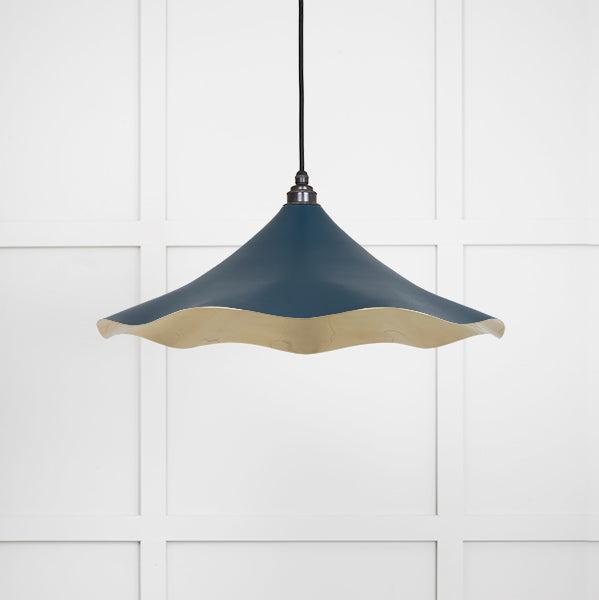 Smooth Brass Flora Pendant in Dusk | From The Anvil-Ceiling Pendants-Yester Home