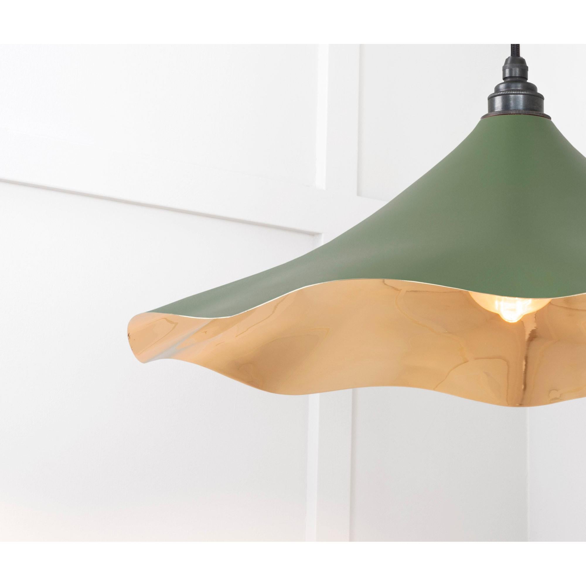 Smooth Brass Flora Pendant in Heath | From The Anvil - Ceiling Lights - From The Anvil - Yester Home