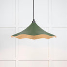 Smooth Brass Flora Pendant in Heath | From The Anvil-Ceiling Pendants-Yester Home
