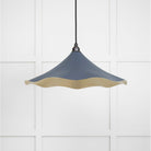 Smooth Brass Flora Pendant in Slate - Ceiling Lights - From The Anvil - Yester Home