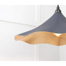 Smooth Brass Flora Pendant in Slate - Ceiling Lights - From The Anvil - Yester Home