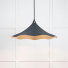 Smooth Brass Flora Pendant in Soot | From The Anvil - Ceiling Lights - From The Anvil - Yester Home