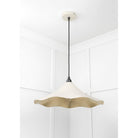 Smooth Brass Flora Pendant in Teasel | From The Anvil - Ceiling Lights - From The Anvil - Yester Home