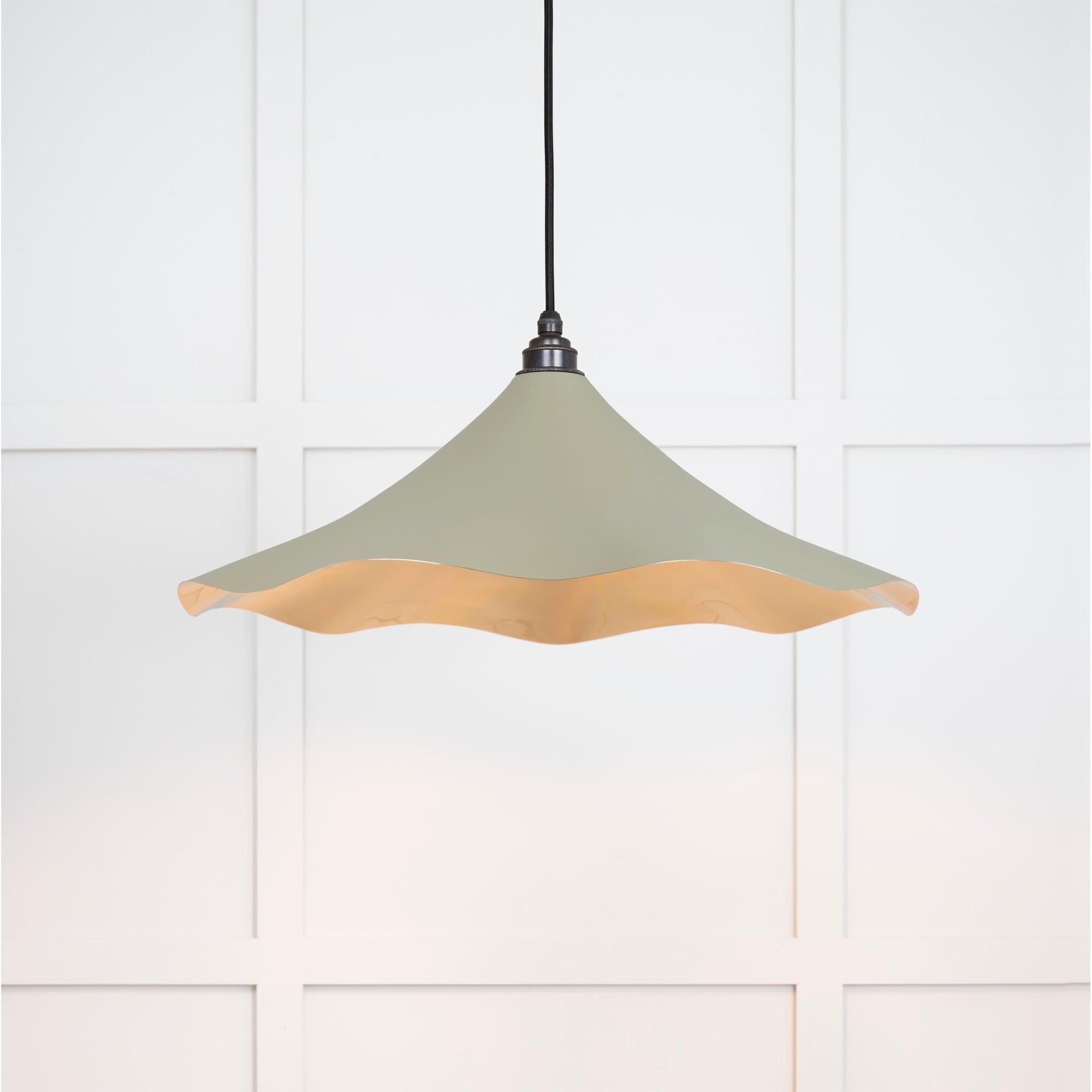 Smooth Brass Flora Pendant in Tump | From The Anvil - Ceiling Lights - From The Anvil - Yester Home