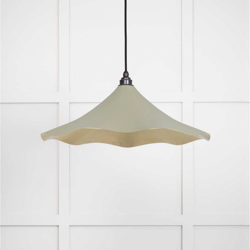 Smooth Brass Flora Pendant in Tump | From The Anvil-Ceiling Pendants-Yester Home