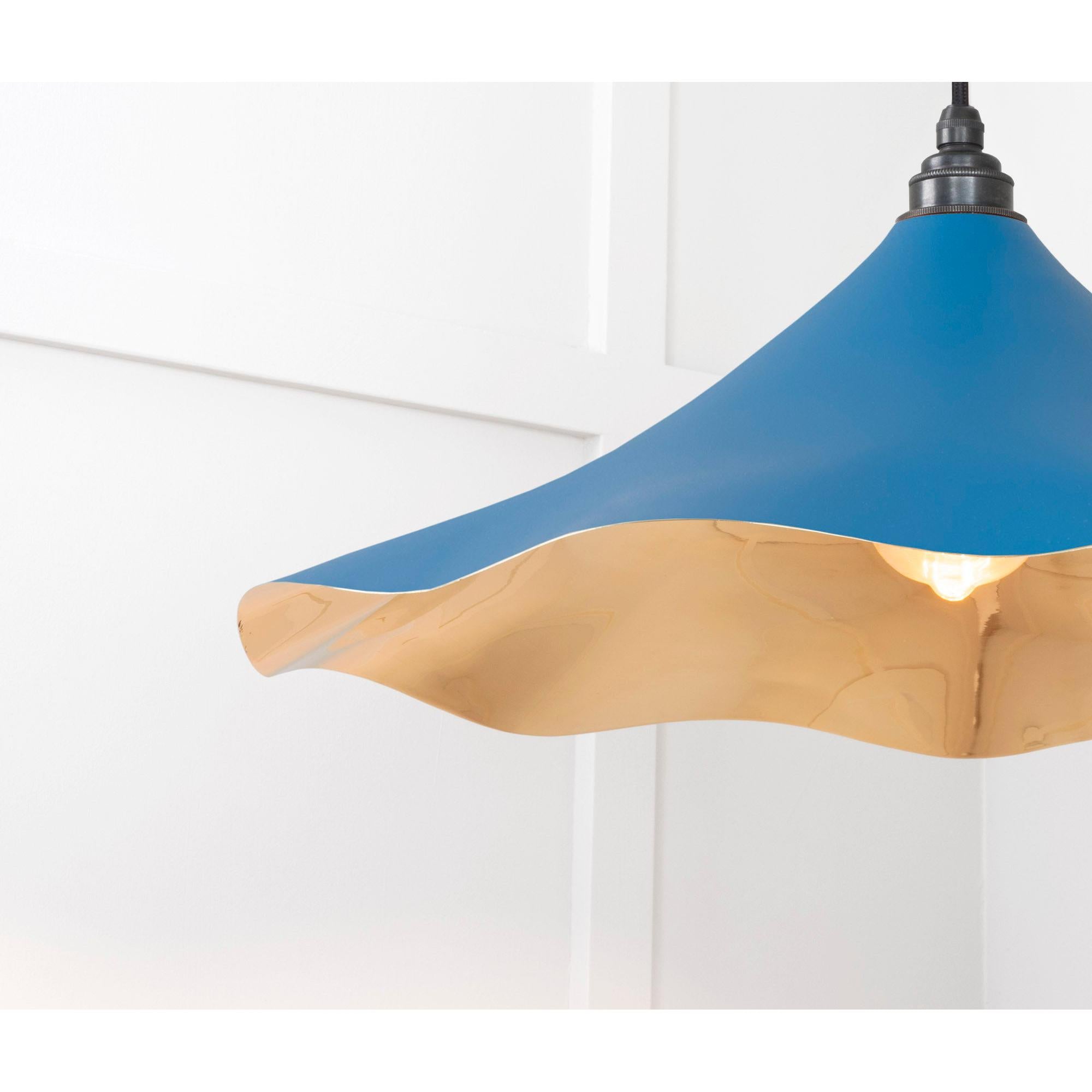 Smooth Brass Flora Pendant in Upstream | From The Anvil - Ceiling Lights - From The Anvil - Yester Home