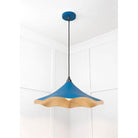 Smooth Brass Flora Pendant in Upstream | From The Anvil-Ceiling Pendants-Yester Home