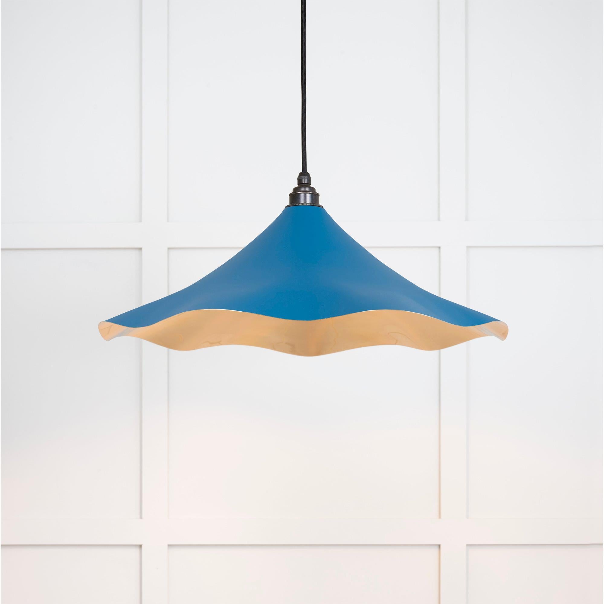Smooth Brass Flora Pendant in Upstream | From The Anvil - Ceiling Lights - From The Anvil - Yester Home