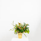 Smooth Brass Flora Pot - Small | From The Anvil - Plant Pots - From The Anvil - Yester Home
