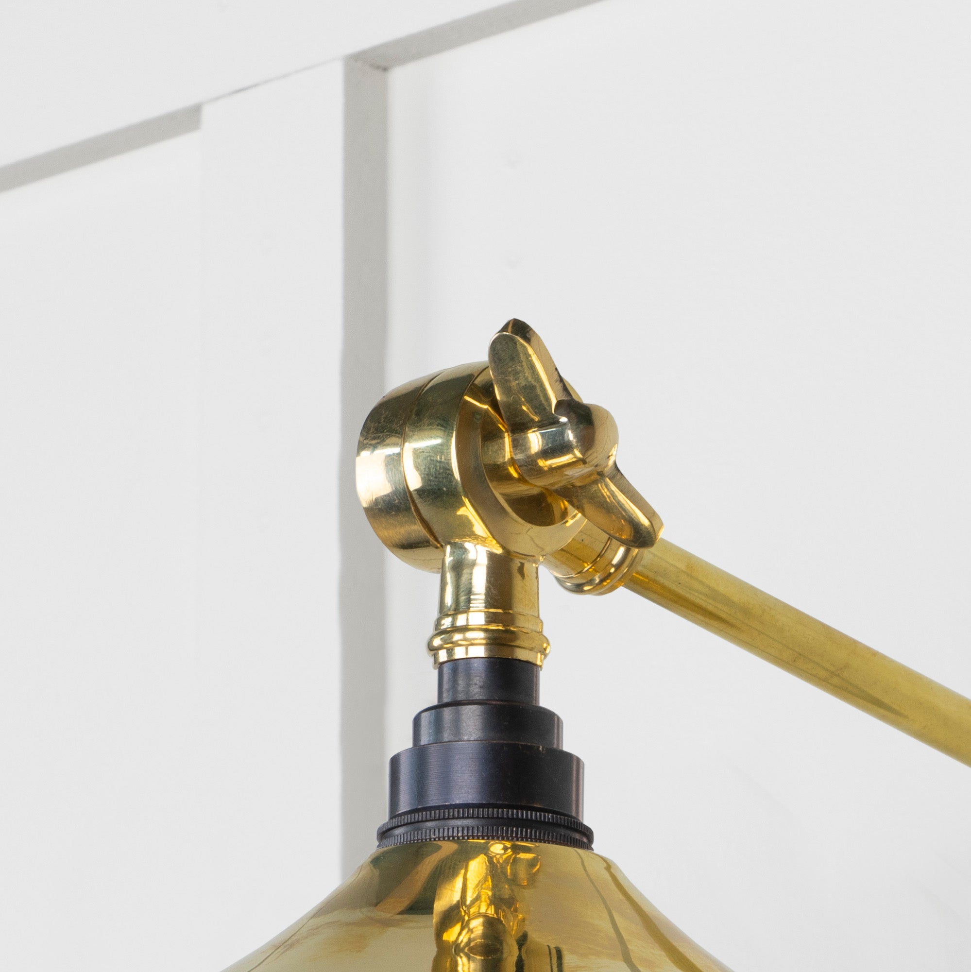 Smooth Brass Flora Wall Light | From The Anvil - Wall Lights - From The Anvil - Yester Home