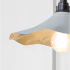 Smooth Brass Flora Wall Light in Birch | From The Anvil - Wall Lights - From The Anvil - Yester Home
