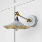 Smooth Brass Flora Wall Light in Birch | From The Anvil - Wall Lights - From The Anvil - Yester Home