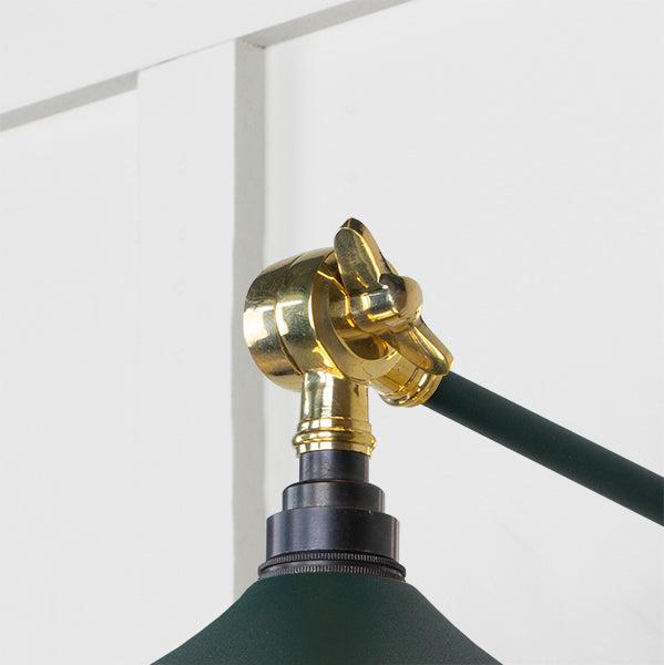 Smooth Brass Flora Wall Light in Dingle | From The Anvil