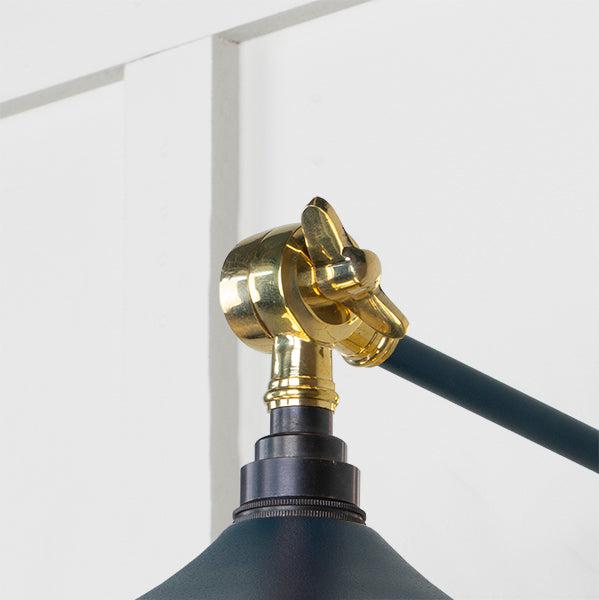 Smooth Brass Flora Wall Light in Dusk | From The Anvil-Wall Lights-Yester Home