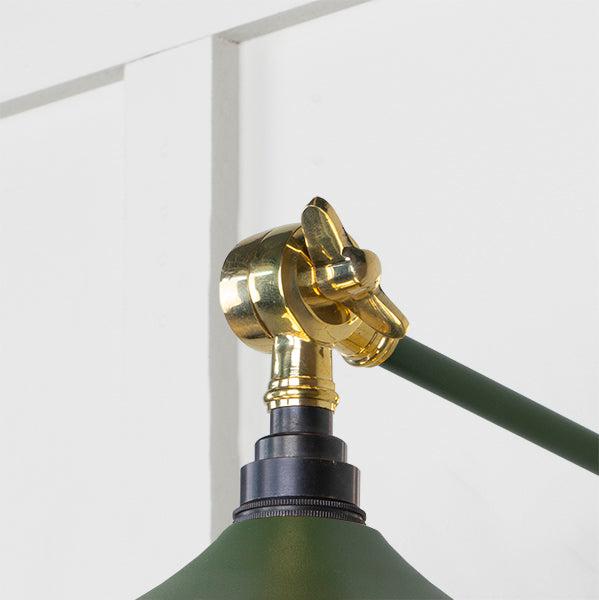 Smooth Brass Flora Wall Light in Heath | From The Anvil-Wall Lights-Yester Home