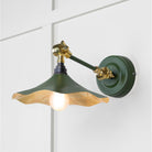 Smooth Brass Flora Wall Light in Heath | From The Anvil - Wall Lights - From The Anvil - Yester Home