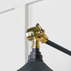 Smooth Brass Flora Wall Light in Soot | From The Anvil - Wall Lights - From The Anvil - Yester Home