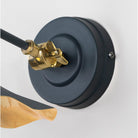 Smooth Brass Flora Wall Light in Soot | From The Anvil - Wall Lights - From The Anvil - Yester Home