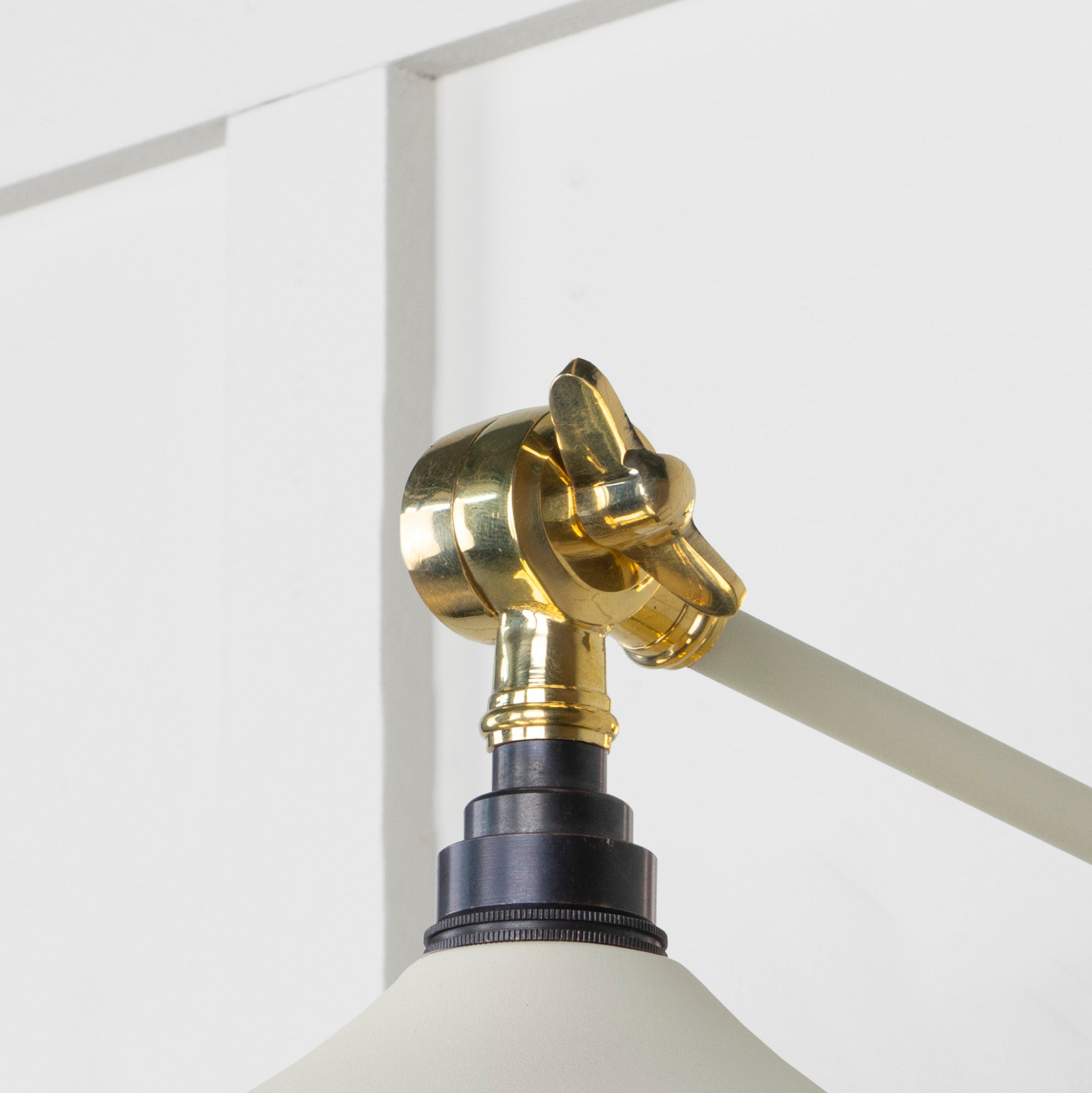 Smooth Brass Flora Wall Light in Teasel | From The Anvil - Wall Lights - From The Anvil - Yester Home