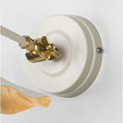 Smooth Brass Flora Wall Light in Teasel | From The Anvil - Wall Lights - From The Anvil - Yester Home