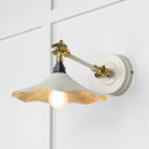 Smooth Brass Flora Wall Light in Teasel | From The Anvil-Wall Lights-Yester Home